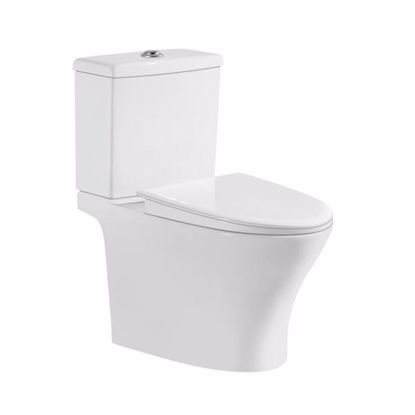 Picture of Sanitary Ware siphon flushing Two Piece White Ceramic Toilet
