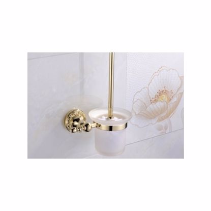 Picture of Bathroom Toilet Brush and Holder Set with Cup